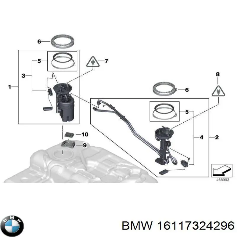 Módulo alimentación de combustible  BMW 16117324296 precio, desde 299,11 EUR