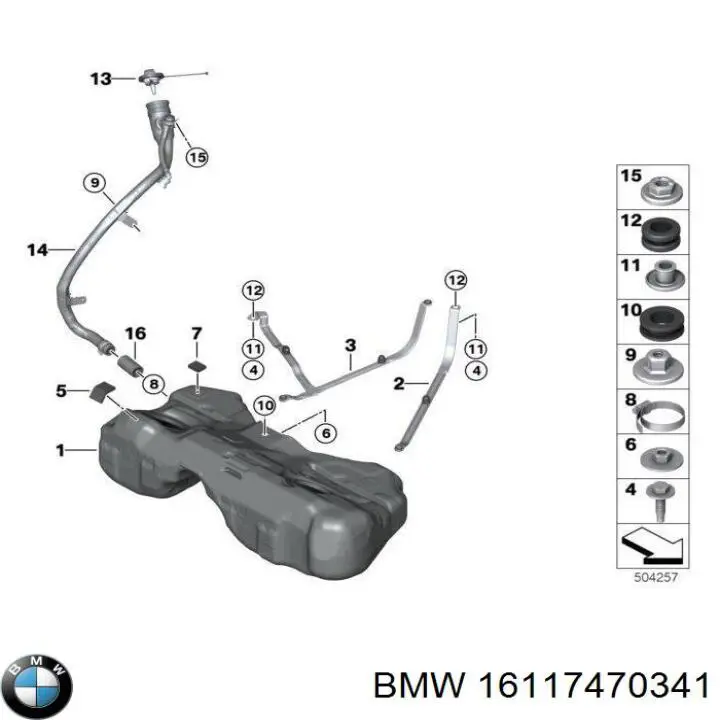 Tapa de depósito de combustible Hans Pries (Topran) 504347 precio, desde 50,32 USD