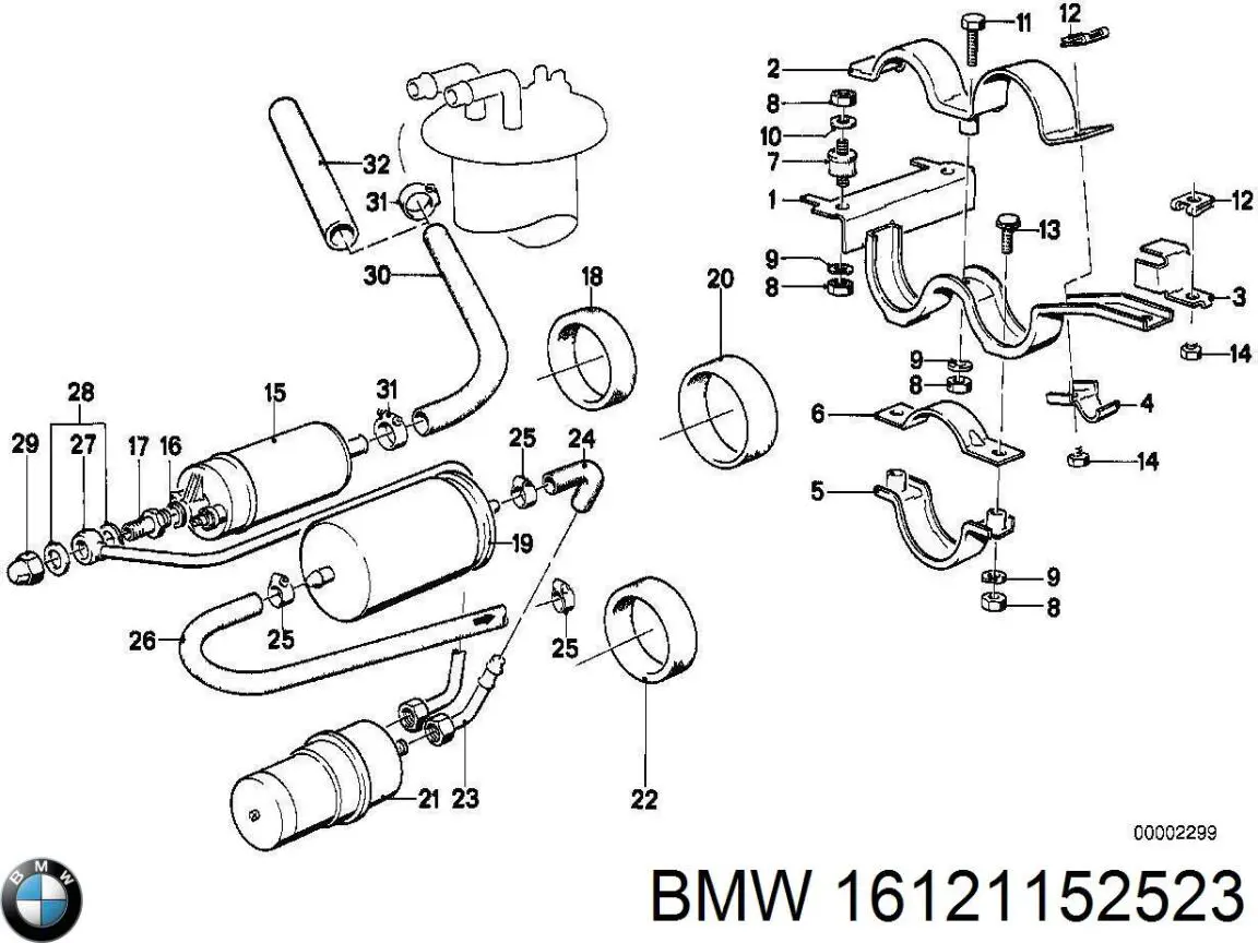 Acumulador hidráulico del sistema de alimentación BMW 16121152523 precio, desde 192,12 EUR