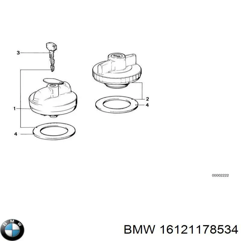 Tapa (tapón) del depósito de combustible Mercedes Bus 207-310 601