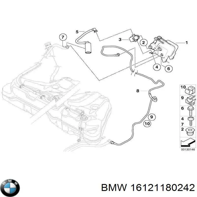 Abrazadera del guardapolvo de la cremallera de dirección BMW 16121180242 precio, desde 2,93 EUR
