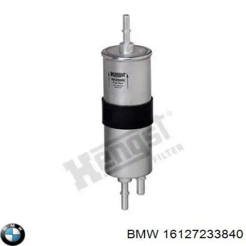 Filtro combustible BMW 16127233840