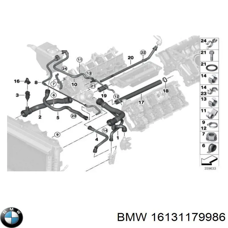  BMW 16131179986 precio, desde 30,89 EUR