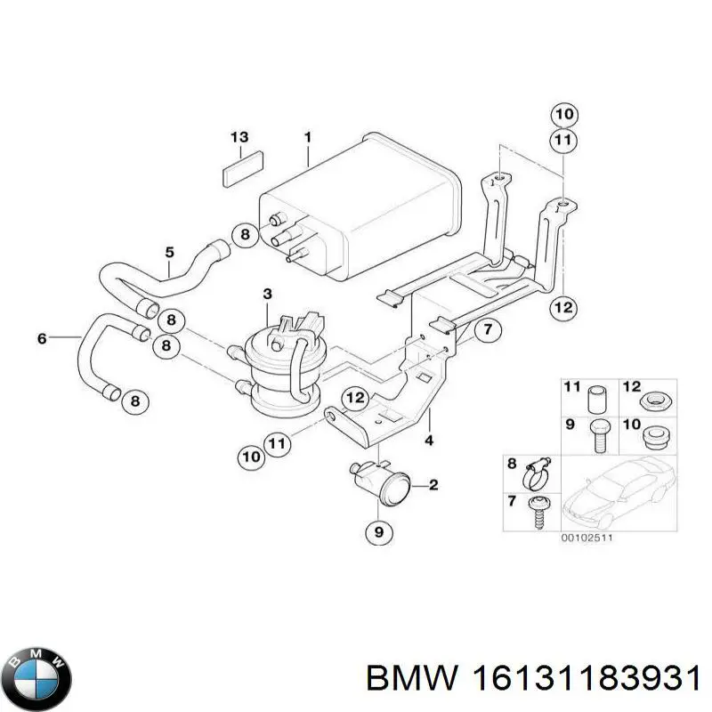 16131183931 BMW 