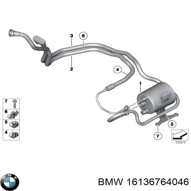 Filtro combustible BMW 16136764046 precio, desde 181,04 EUR