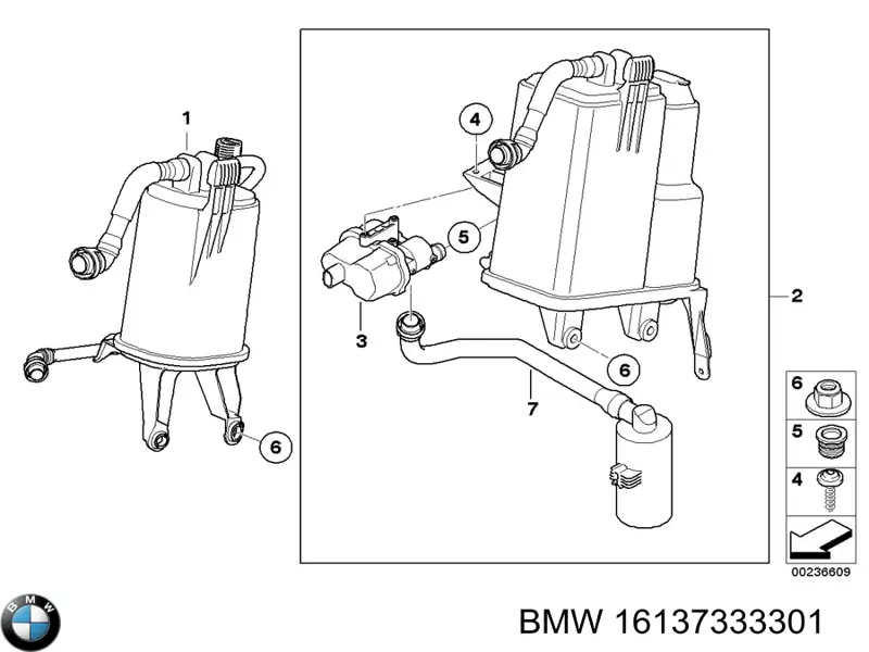  Valvula de purga del canister BMW 5 