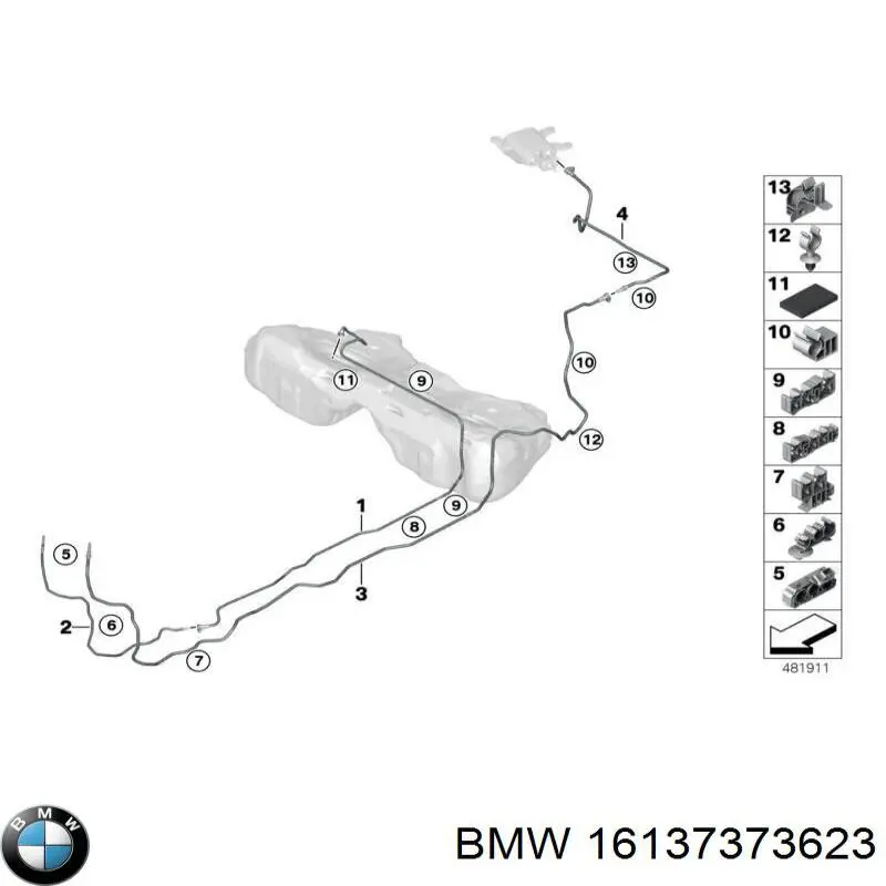 MAREFPBM010KET Market (OEM) bomba para diagnóstico de fugas en el tanque