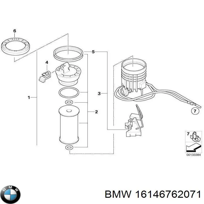Comprar 16146762071 BMW Sensor de nivel de combustible