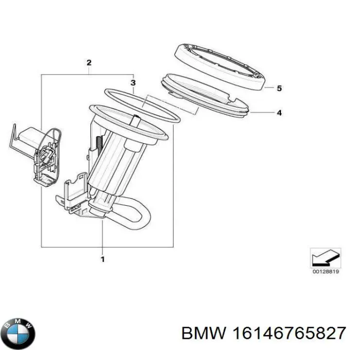 Sensor de nivel de combustible para BMW 5 (E60)