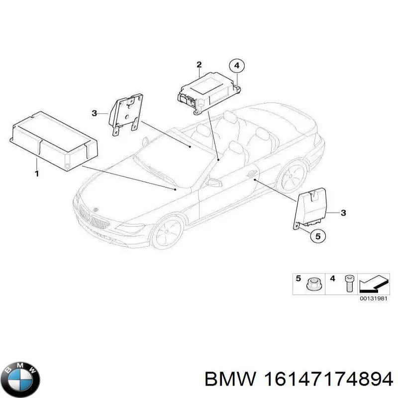 16147174894 BMW módulo alimentación de combustible
