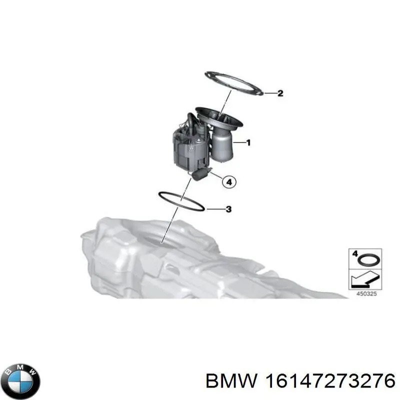 16147273276 BMW Módulo de alimentación de combustible