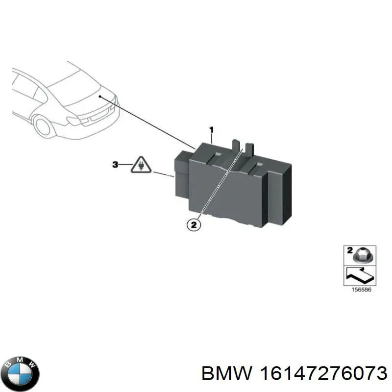 16147268462 BMW módulo de control de bomba de combustible