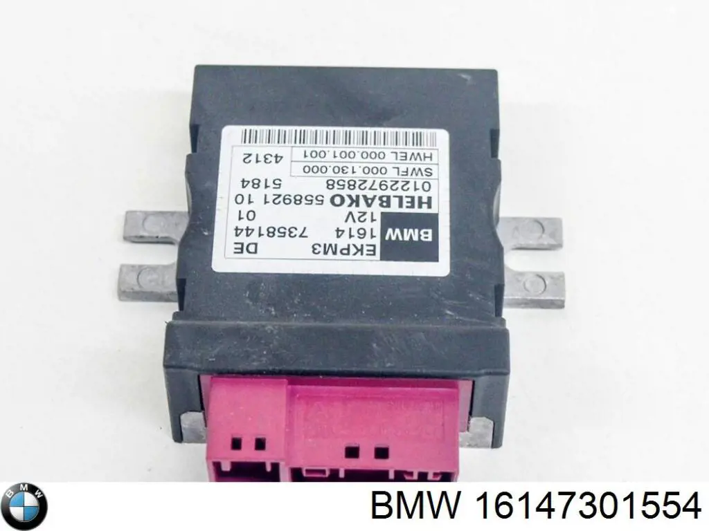 16147301554 BMW módulo de control de bomba de combustible