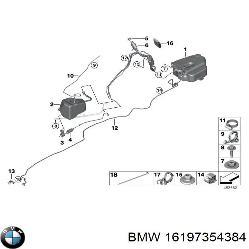 Bomba AdBlue BMW 16197354384 precio, desde 309,20 EUR