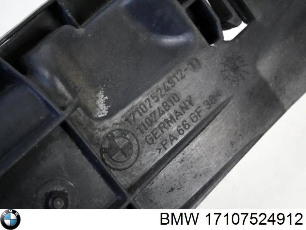 Soporte izquierdo del radiador 17107524912 BMW