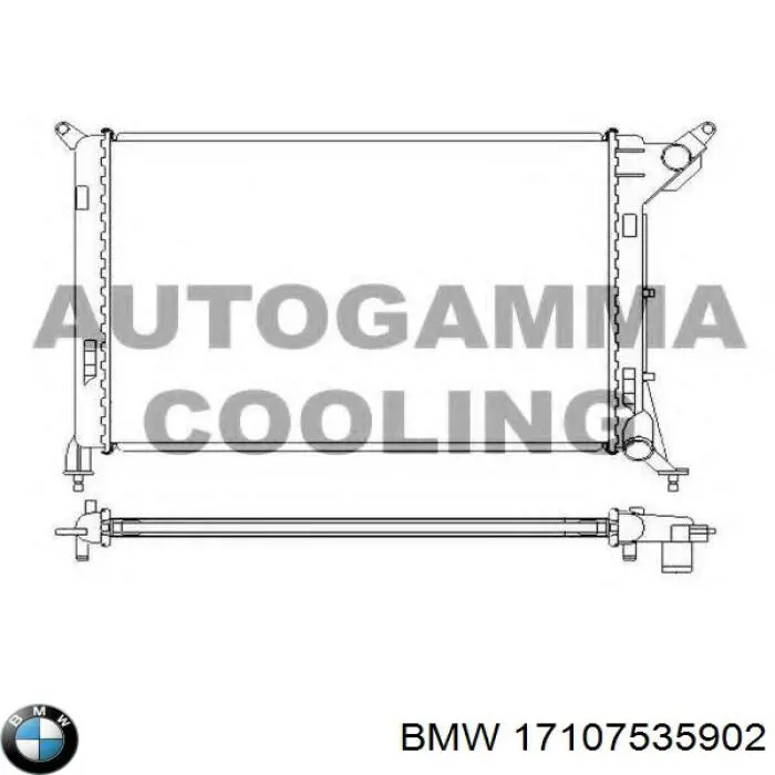 17107535902 BMW Refrigeración del motor