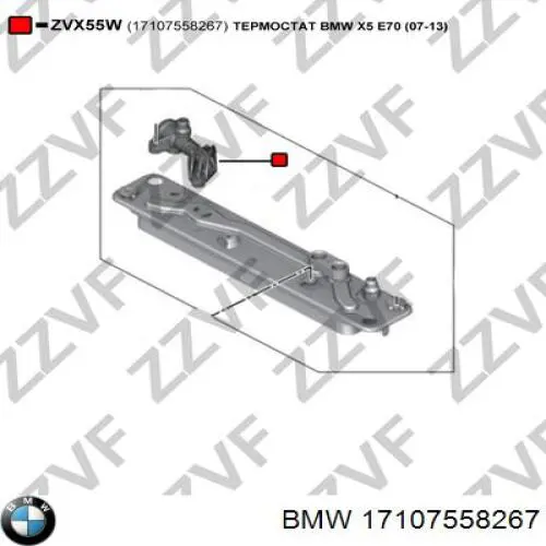 Termostato de aceite de transmisión automática BMW 17107558267 precio, desde 26,87 EUR