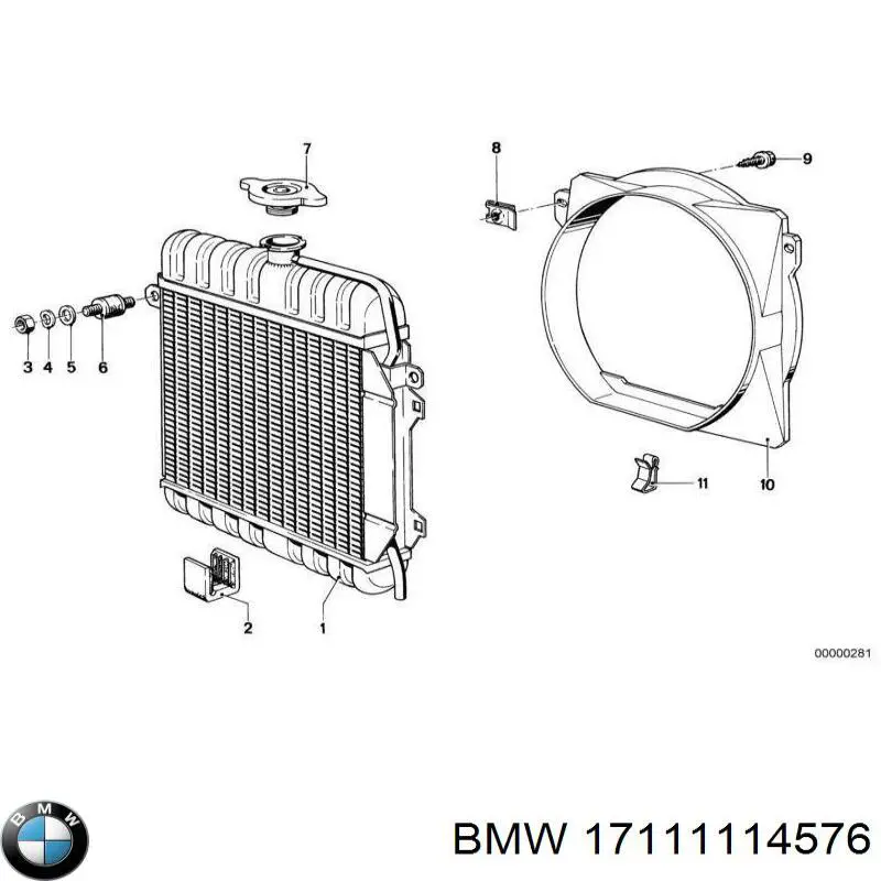  Radiador BMW 3 