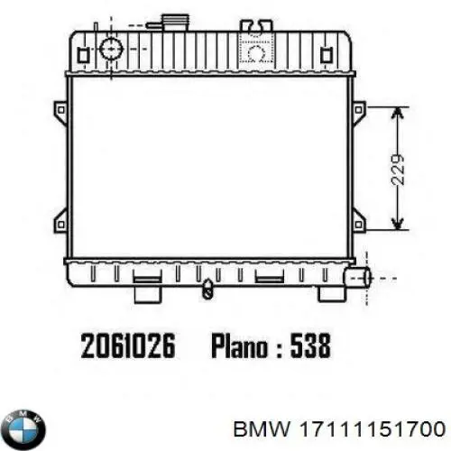 Água radiador BMW 17111151700 precio, desde 101,02 EUR