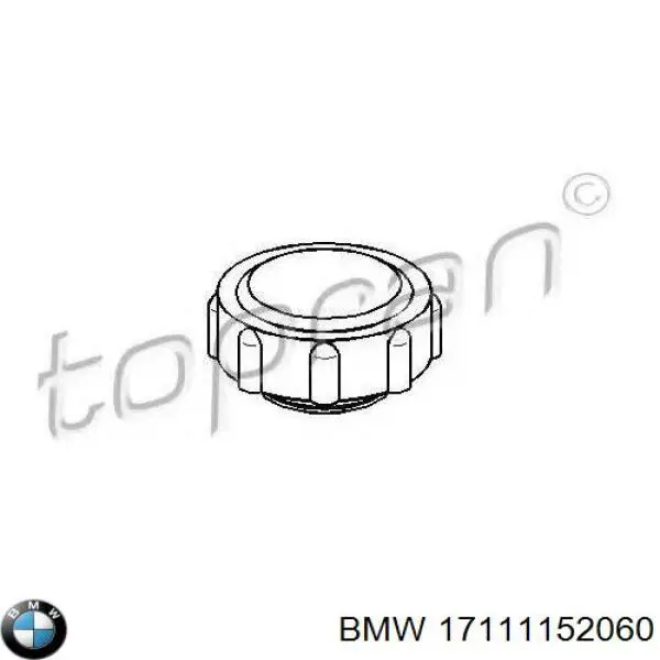 17111152060 BMW tapón de expansión de refrigerante/anticongelante