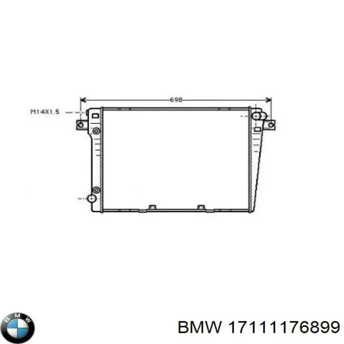 Água radiador BMW 17111176899 precio, desde 491,14 EUR