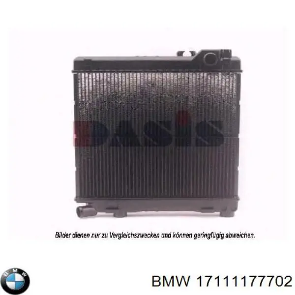 17111177702 BMW radiador refrigeración del motor