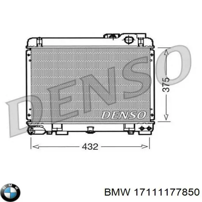 17111177850 BMW Refrigeración del motor