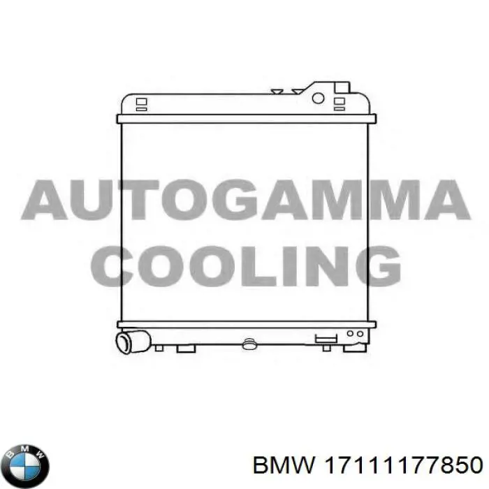 Radiador 17111177850 BMW