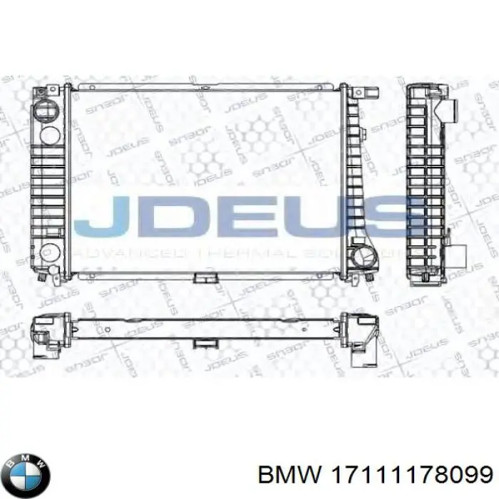 17111178099 BMW Refrigeración del motor