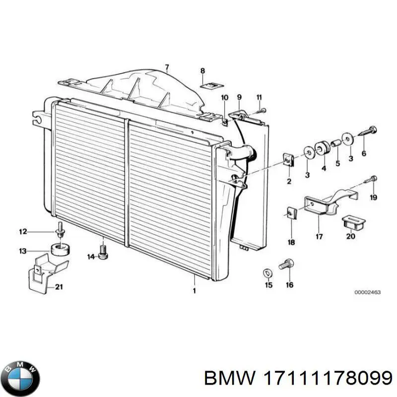 Água radiador BMW 17111178099 precio, desde 82,04 EUR