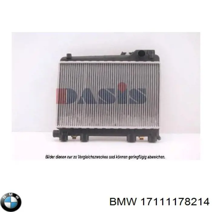 Comprar 17111178091 BMW Radiador de auto