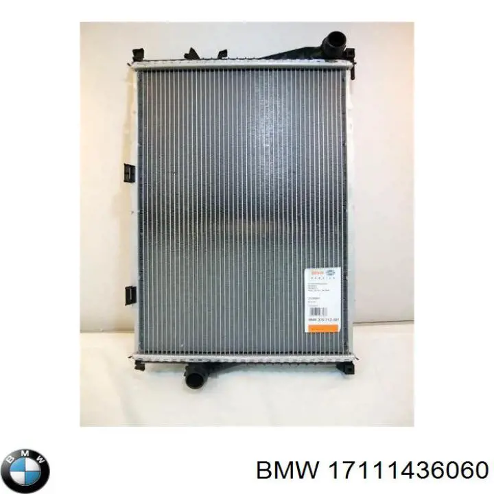 Radiador de água BMW 17111436060