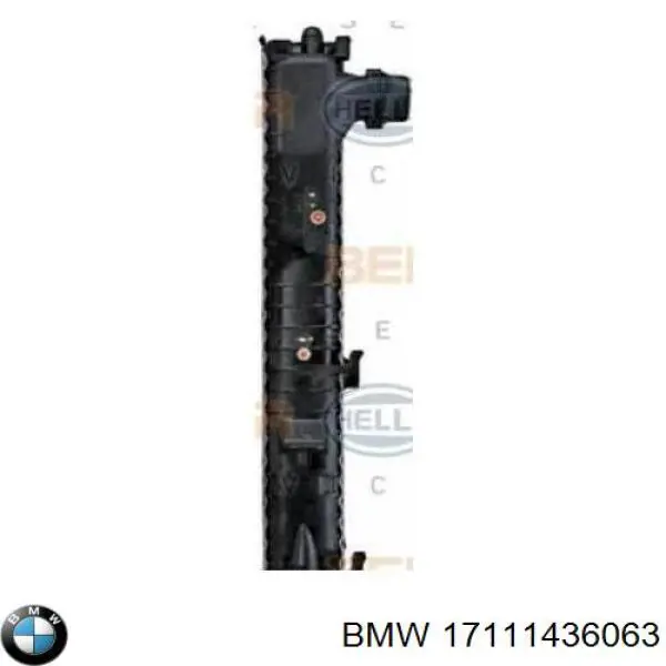 17111436063 BMW radiador refrigeración del motor