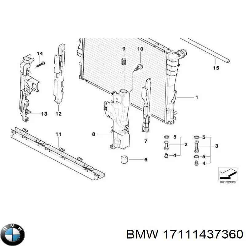 Válvula de purga de aire del sistema de refrigeración BMW 17111437360 precio, desde 16,80 EUR