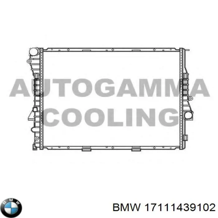 Radiador 17111439102 BMW