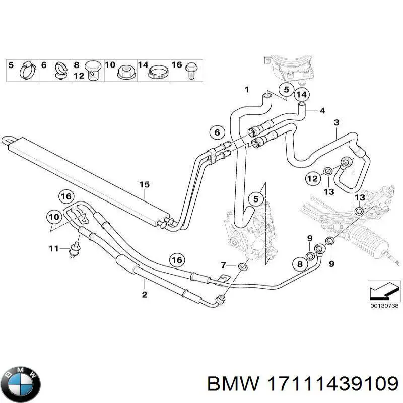 Radiador de dirección asistida BMW 17111439109 precio, desde 60,98 EUR