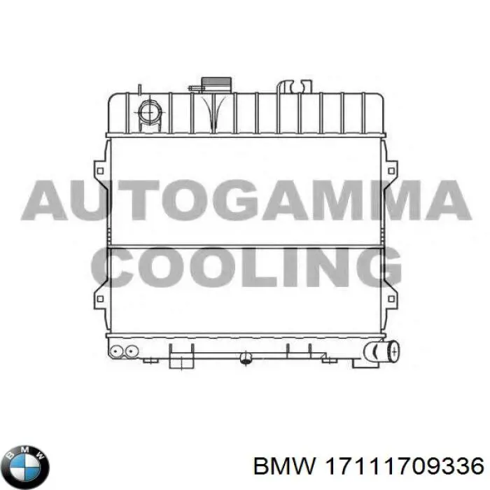 Comprar 17111709336 BMW Radiador de auto