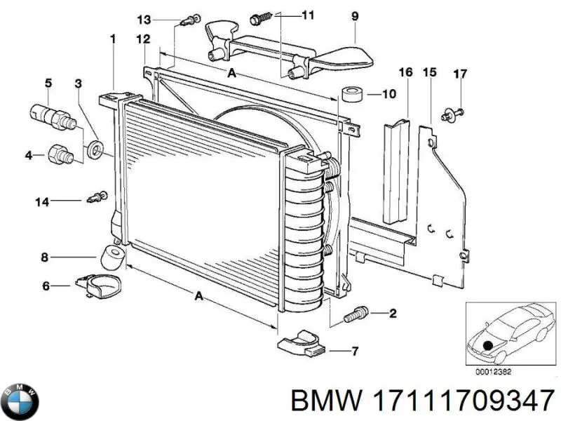 Comprar 17111709347 BMW 