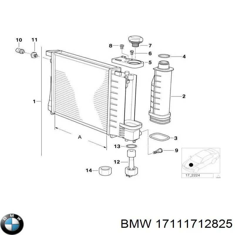Comprar 17111712825 BMW 