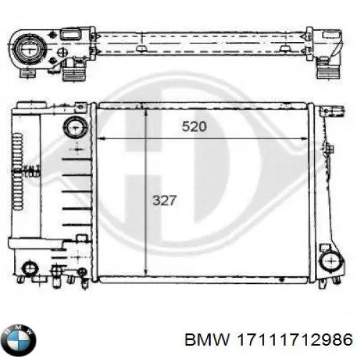 Água radiador BMW 17111712986 precio, desde 118,94 EUR