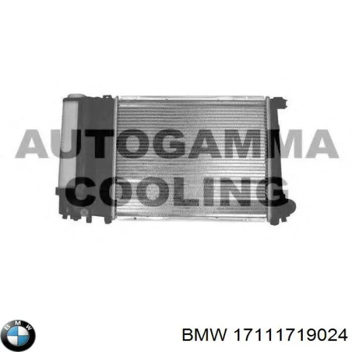 17111719024 BMW radiador refrigeración del motor