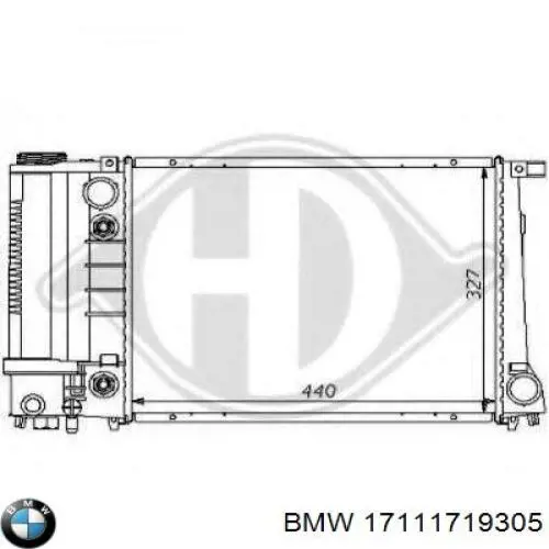 17111719305 BMW radiador