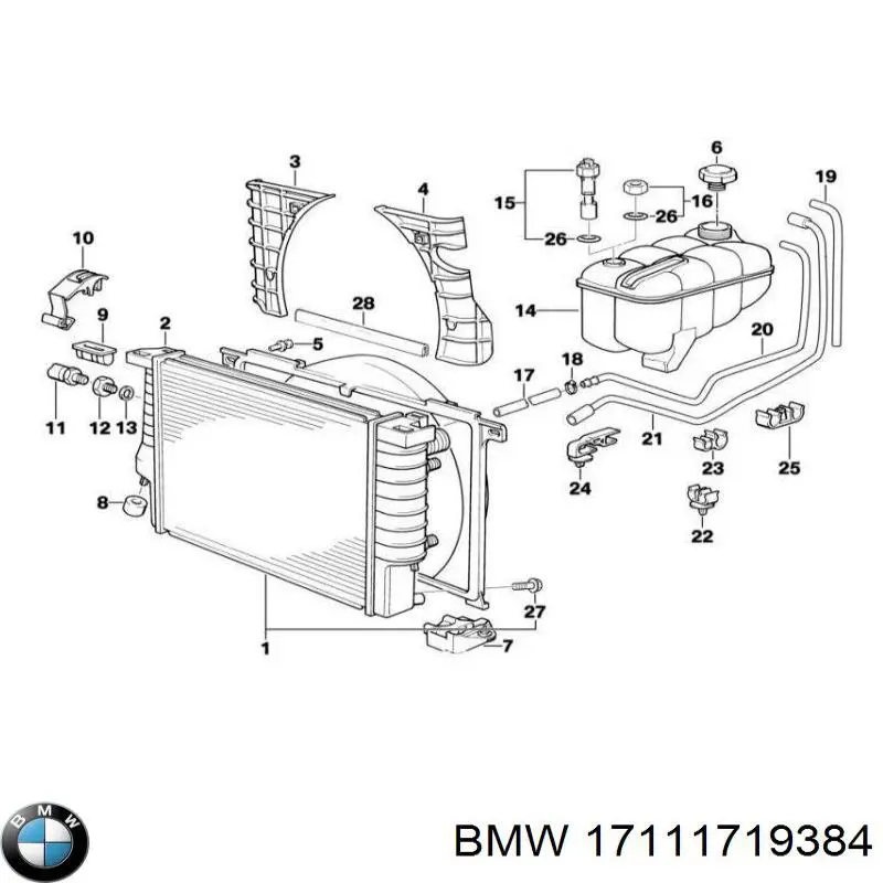  BMW 17111719384 precio, desde 14,66 EUR