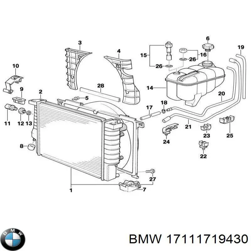  BMW 17111719430 precio, desde 13,66 EUR