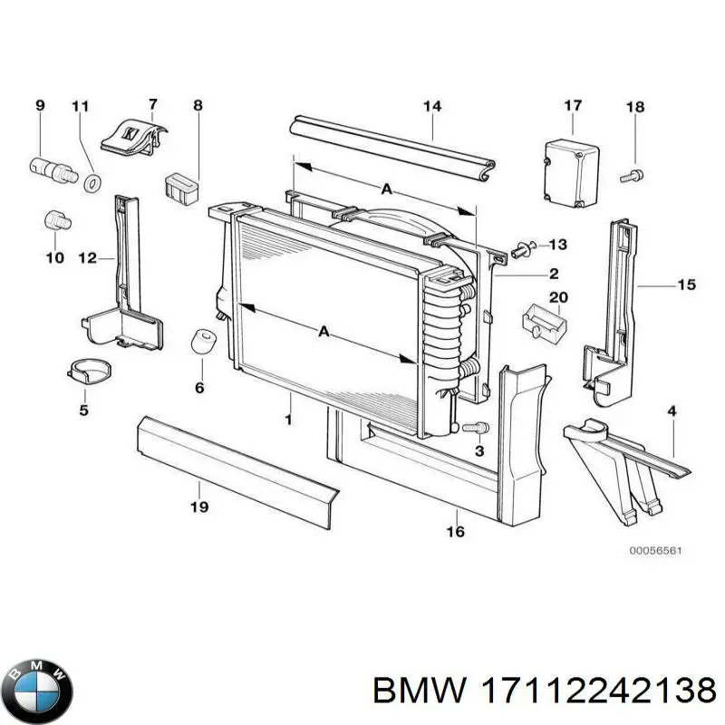 Água radiador BMW 17112242138 precio, desde 108,90 EUR
