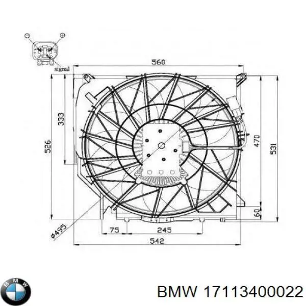 17113400022 BMW