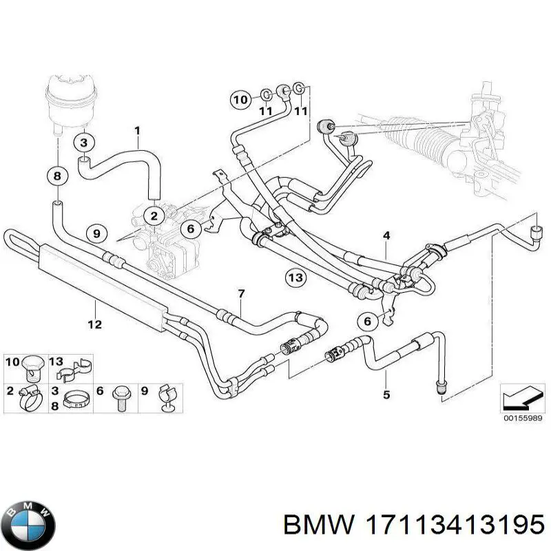 Radiador de dirección asistida BMW 17113413195 precio, desde 53,72 EUR