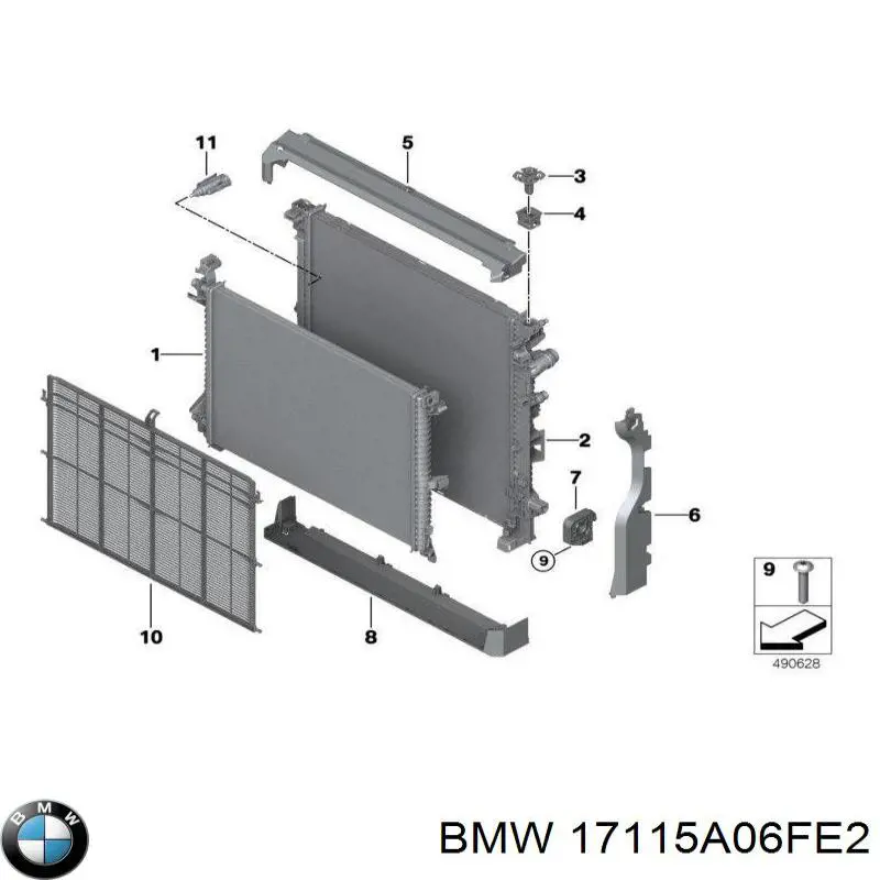 17115A06FE2 BMW