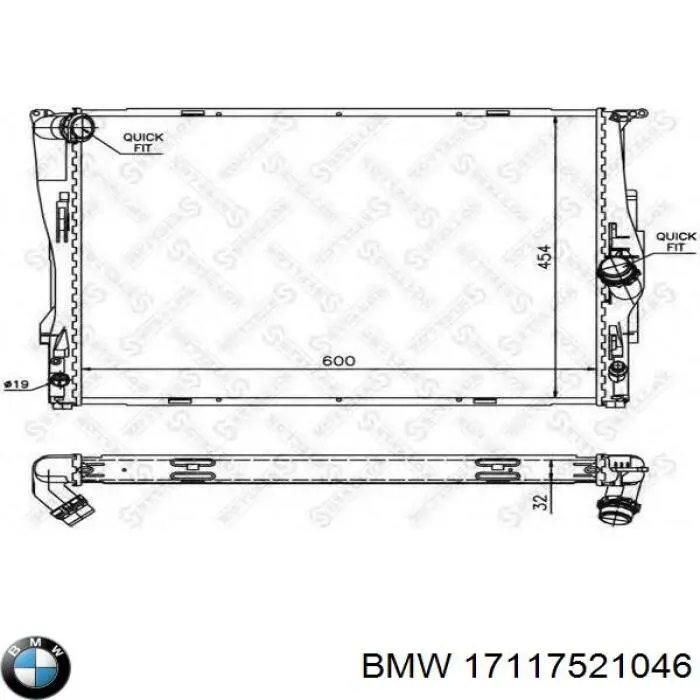 Água radiador BMW 17117521046 precio, desde 102,05 EUR