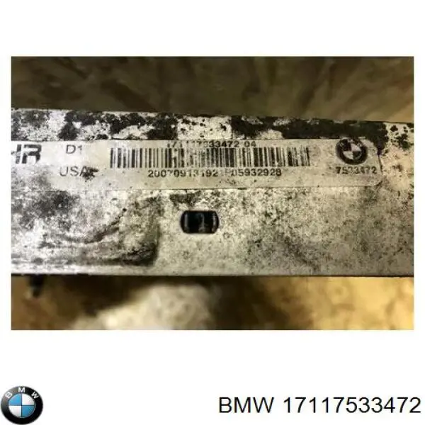 Radiador de água BMW 17117533472